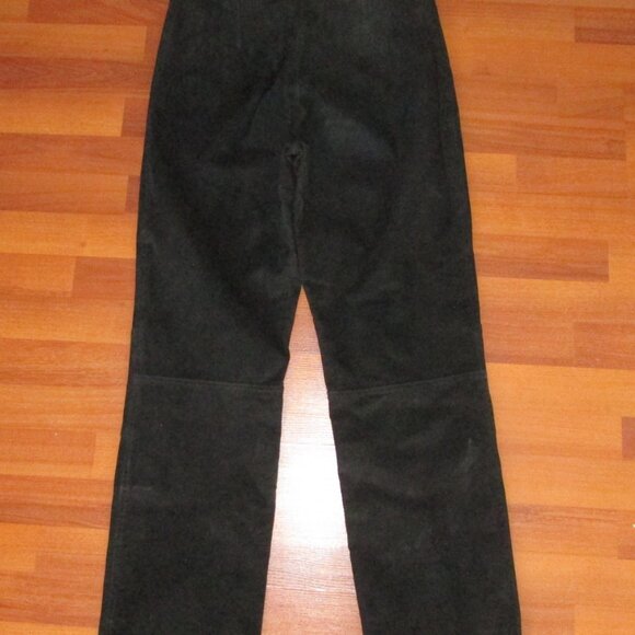 AMERIQUE du NORD Vintage Leather Suede Pants - Sz 10 - Picture 8 of 11